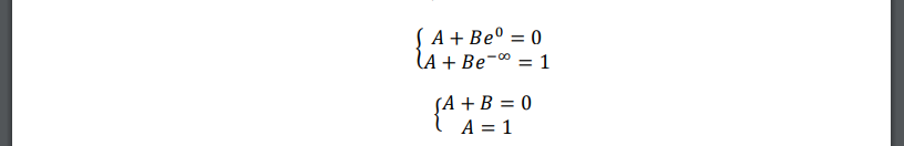 Дана функция распределения непрерывной случайной величины 𝐹𝜉 (𝑥) = { 𝐴 + 𝐵𝑒 −𝜆𝑥 𝑥 ≥ 0 0 𝑥 < 0 при этом известно, что 𝑃(𝜉 ≥ 𝑙𝑛2) = 0,25. Найти параметры