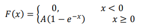 Задана функция распределения непрерывной случайной величины 𝑋. 𝐹(𝑥) = { 0, 𝑥 < 0 𝐴(1 − 𝑒 −𝑥 ) 𝑥 ≥ 0 Найти: 1) значение параметра 𝐴; 2) математическое ожидание