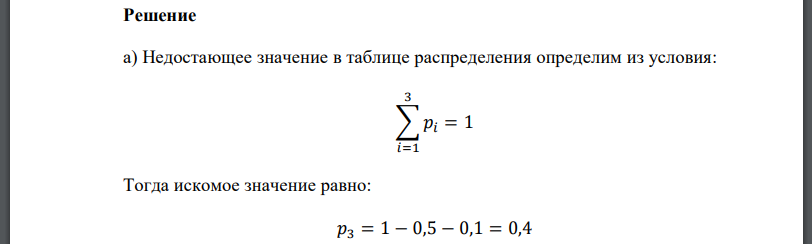 Дискретная случайная величина Х задана рядом распределения Найти: б) математическое ожидание в) дисперсию