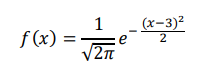 Плотность вероятности распределения случайной величины имеет вид 𝑓(𝑥) = 1 √2𝜋 𝑒 − (𝑥−3) 2 2 Найти вероятность того, что из трех