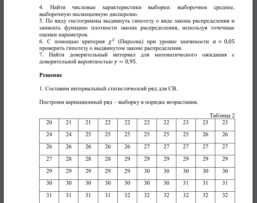 Даны значения процентного выхода пиломатериалов 3-го сорта из бревен 1-го сорта лиственных пород.№1