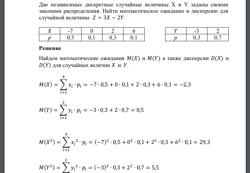 Случайная величина z Случайная величина z