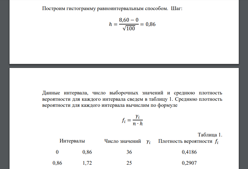 По выборке одномерной случайной величины: - получить вариационный ряд; построить