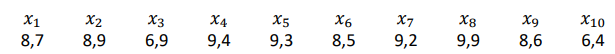 В результате 10 независимых измерений некоторой величины Х, выполненных с одинаковой точностью, получены опытные данные,