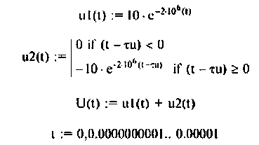 Анализ переходных и установившихся процессов методом интеграла свертки