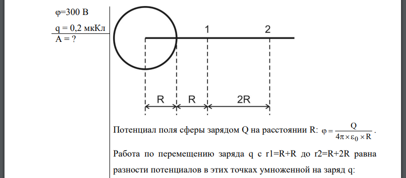 Чему равен потенциал в шаре