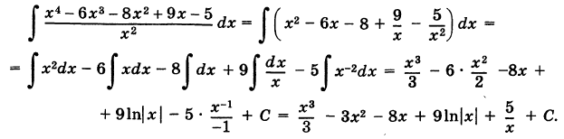 Неопределённый интеграл - определение с примерами решения