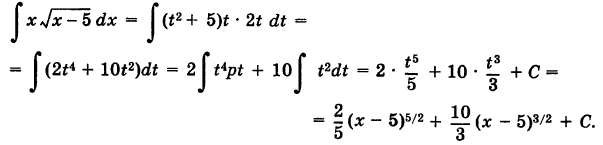 Неопределённый интеграл - определение с примерами решения