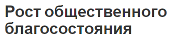 Рост общественного благосостояния - теория, определение и факторы