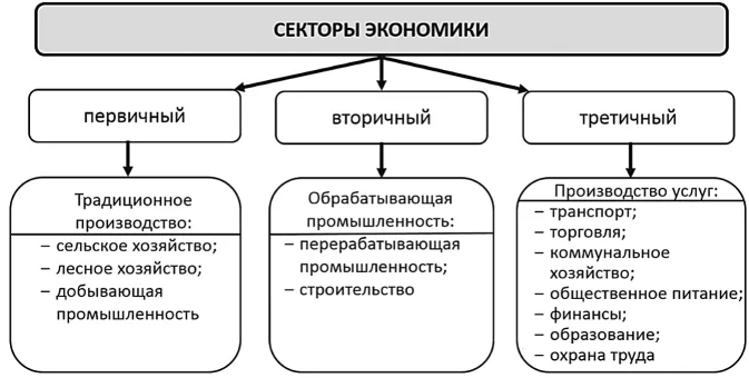 Развитие секторов экономики России - особенности, концепция и классификация