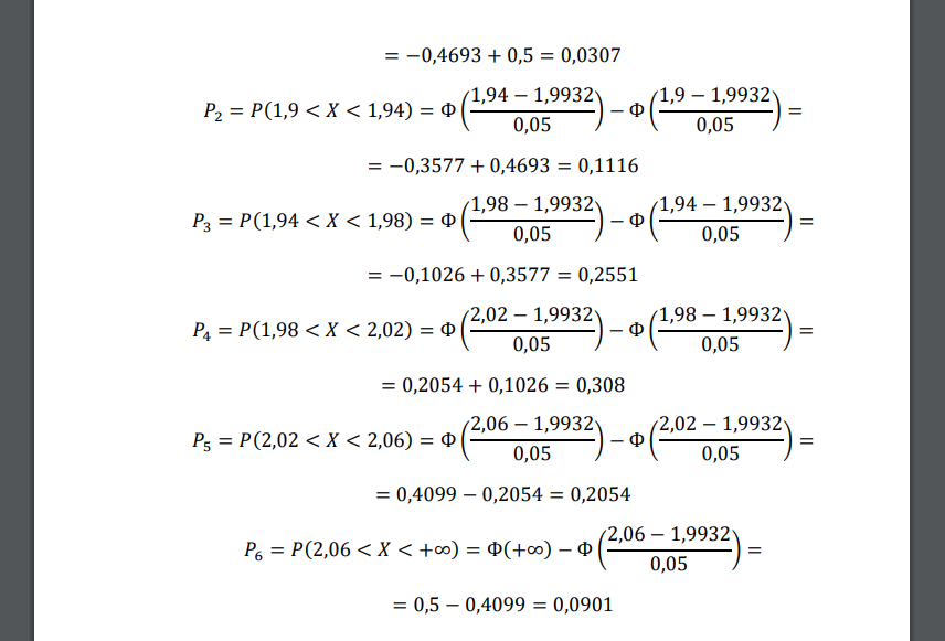 Используя 𝜒 2 – критерий Пирсона, по данным задачи №6 при уровне значимости 𝛼 = 0,05, проверить гипотезу о том, что случайная величина