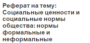 Реферат: Нормы права в системе нормативного регулирования