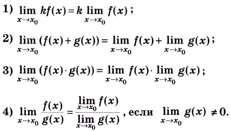 Предел и непрерывность функции с примерами решения