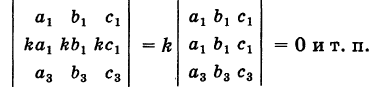 Определители второго и третьего порядков и их свойства с примерами решения