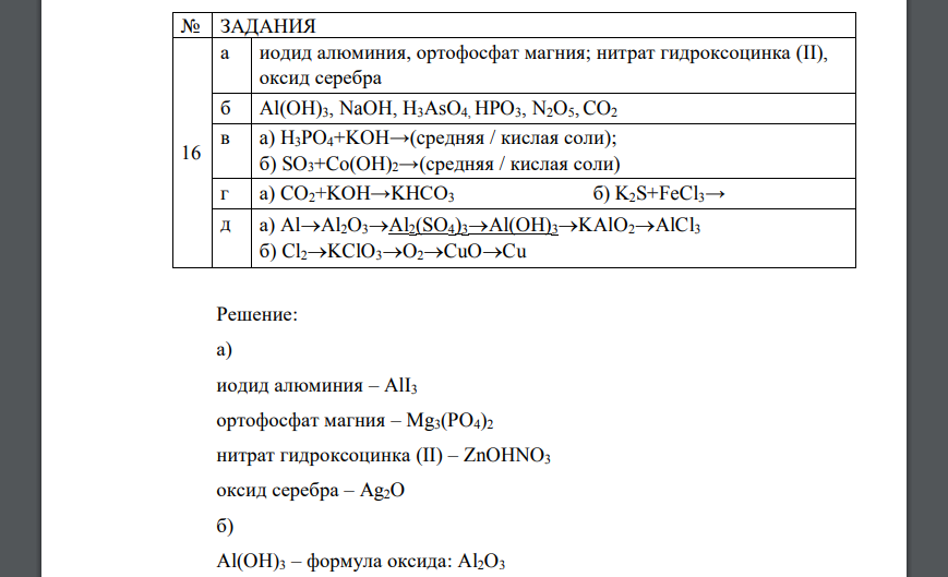 дайте названия по формулам и укажите формулы по названиям иодид алюминия, ортофосфат магния; нитрат гидроксоцинка (II), оксид серебра