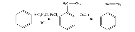 Определите структурную формулу углеводорода состава С8Н8, если известно, что он обесцвечивает