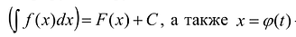 Неопределённый интеграл - определение с примерами решения