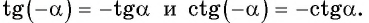 Функции y=tg x и y=ctg x - их свойства, графики и примеры решения