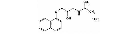 Напишите формулу ЛС, исходя из химического названия: (2RS)-1- (нафталин-1-илокси)-3-(пропан-2-иламино)пропан-2-ола гидрохлорид