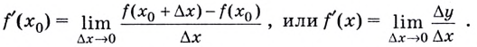 Касательная к графику функции и производная с примерами решения