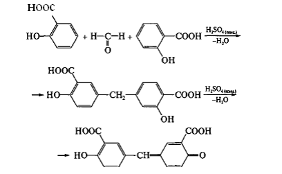 Напишите уравнения реакций салициловой кислоты с реактивом Марки, с гексаметилентетрамином в присутствии концентрированной серной кислоты