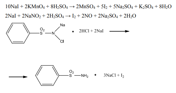 Соотнесите определяемый ион с окислителями, которые можно использовать для доказательства подлинности ионов