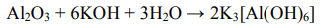 Оксид алюминия массой 5,1 г растворили в 80 мл 30 процентного раствора КOH плотностью 1,325 определить массовую долю щелочи после реакции