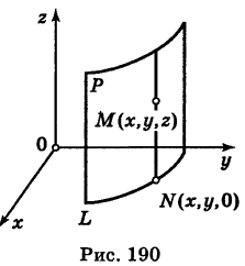 Уравнения поверхности и линии в пространстве с примерами решения