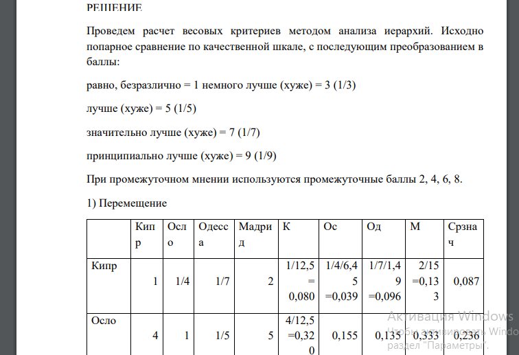 Произвести сравнительный анализ стоимости услуг 5 турфирм (по минимальной стоимости). Сделать общую оценку