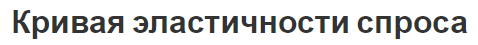 Кривая эластичности спроса - концепция, практическая значимость и коэффициент упругости