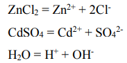 Рассчитайте, при каком напряжении можно выделить металлы Zn и Cd при электролизе