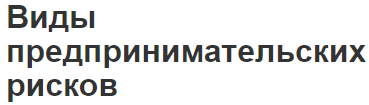 Виды предпринимательских рисков - классификация, понятие и факторы