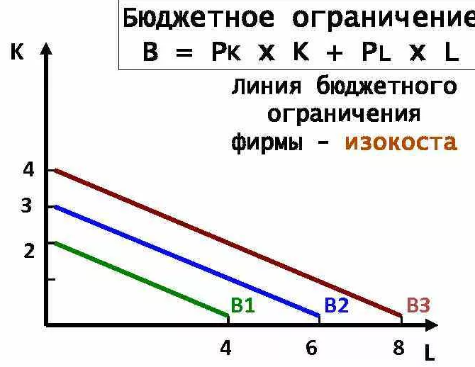 Бюджетное ограничение - общие черты, кривые и понятия