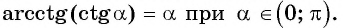 Арксинус, арккосинус, арктангенс и арккотангенс числа с примерами решения