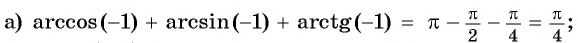 Арксинус, арккосинус, арктангенс и арккотангенс числа с примерами решения