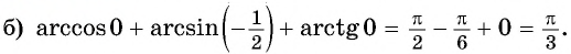 Арксинус, арккосинус, арктангенс и арккотангенс числа с примерами решения