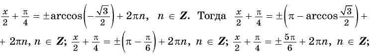 Тригонометрические уравнения - формулы и примеры с решением
