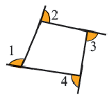 Как найти углы неправильного четырехугольника по сторонам