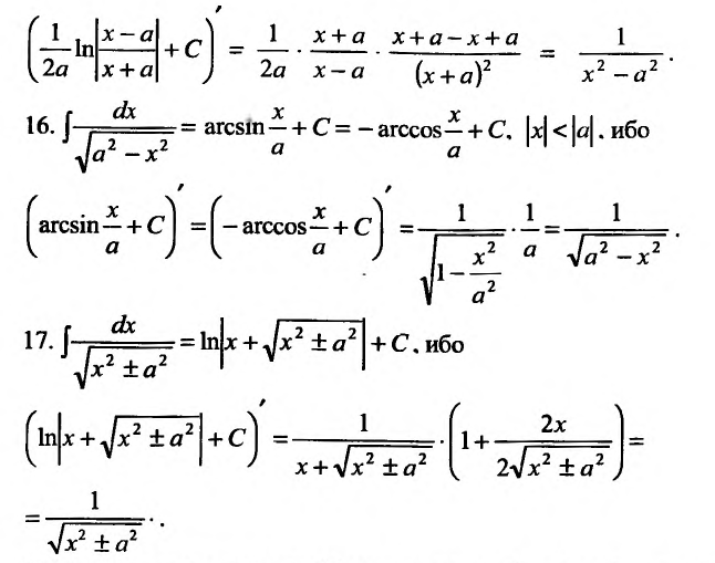 Неопределённый интеграл - определение с примерами решения