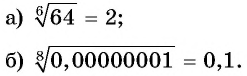 Корень n-й степени из числа и его свойства с примерами решения