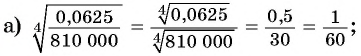 Корень n-й степени из числа и его свойства с примерами решения