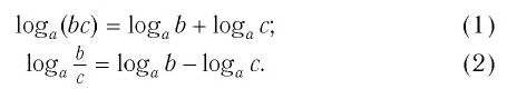 Логарифм - формулы, свойства и примеры с решением