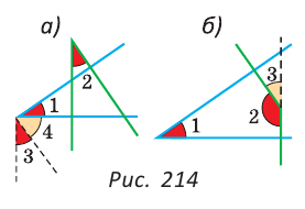 Две секущие к двум параллельным прямым