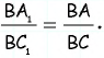 Биссектриса угла подобных треугольников