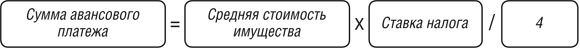 Определить сумму налога на имущество по следующей схеме если стоимость имущества меньше 850 excel