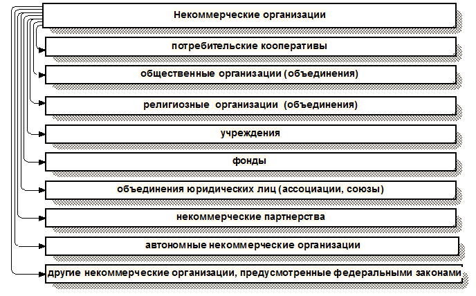 Схема некоммерческих юридических лиц
