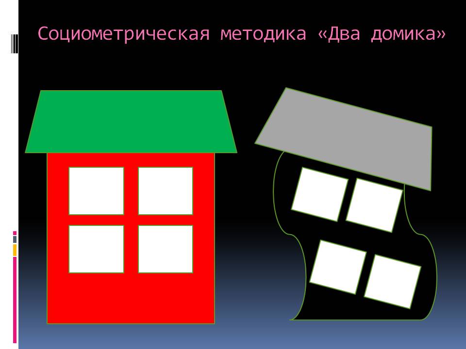 Диагностическая карта два домика
