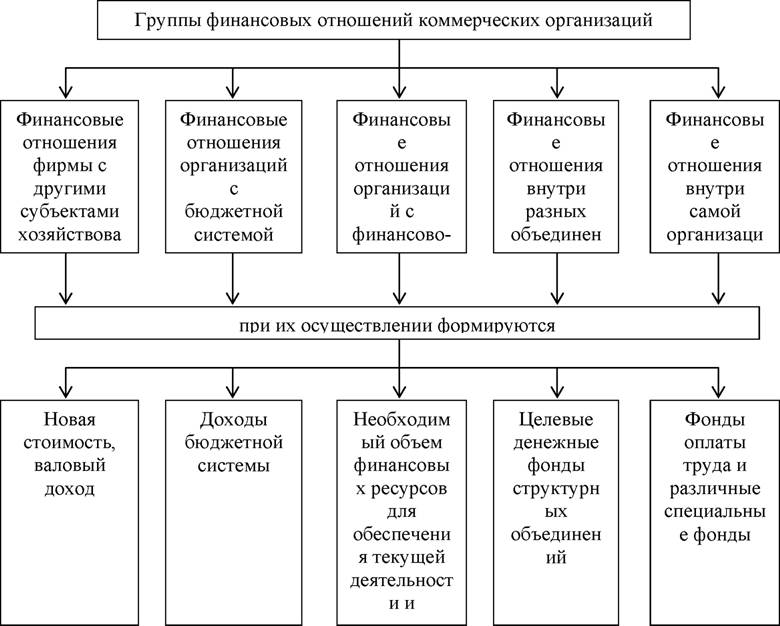 Организационно финансовая схема