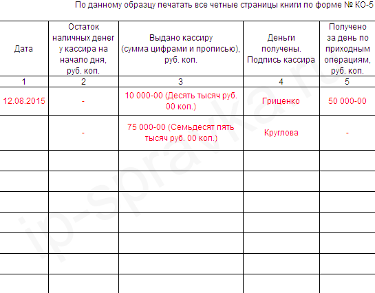 Журнал 5000 купюр образец