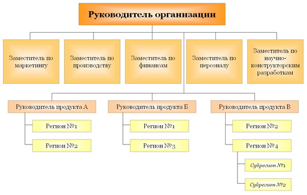 Дивизионная структура управления